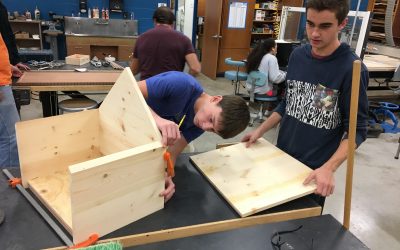 East High Students Build Little Free Library…and relationships